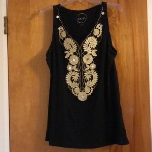 inc black tank top